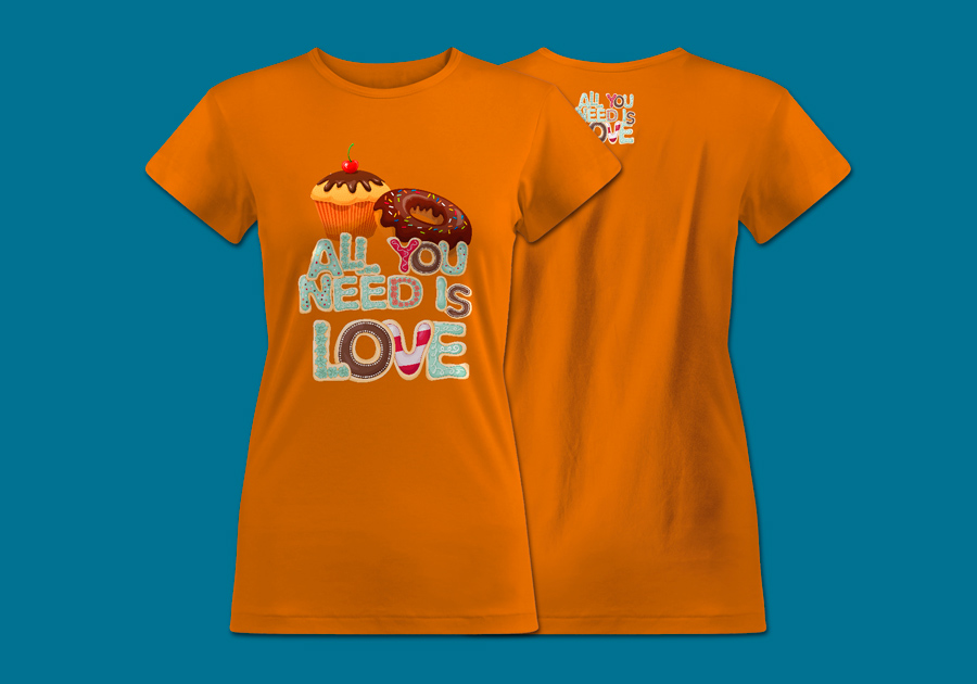 Classic_T-shirt_women_Orange