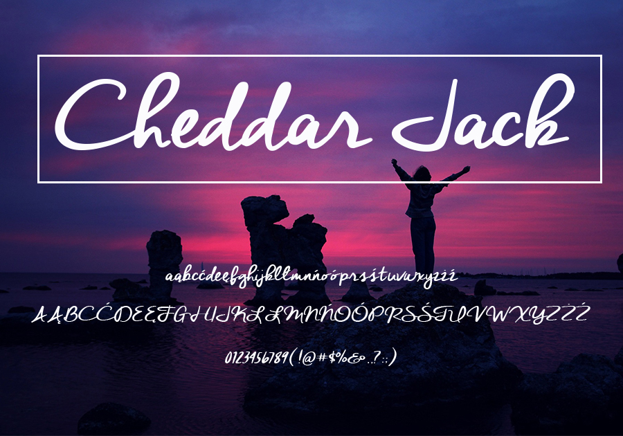 Czcionka Cheddar Jack - darmowa dla użytku prywatnego