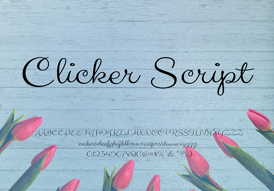 Font Clicker Script - darmowy dla użytku prywatnego
