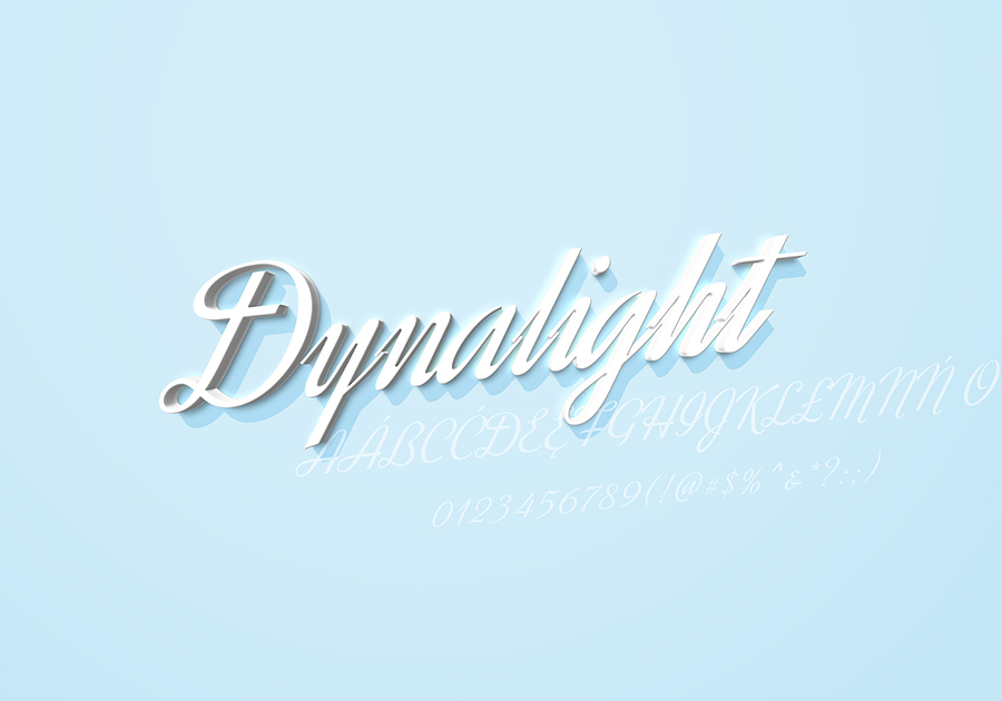 Czcionka Dynalight