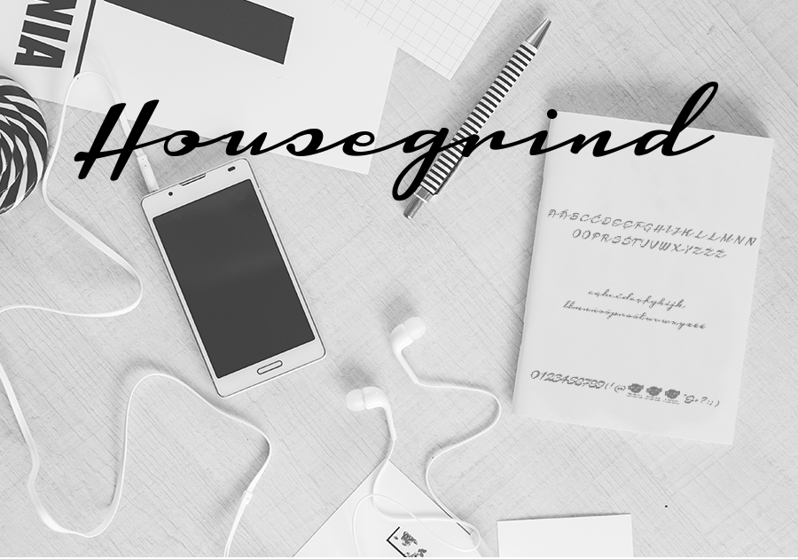 Darmowy font Housegrind38 do użytku prywatnego