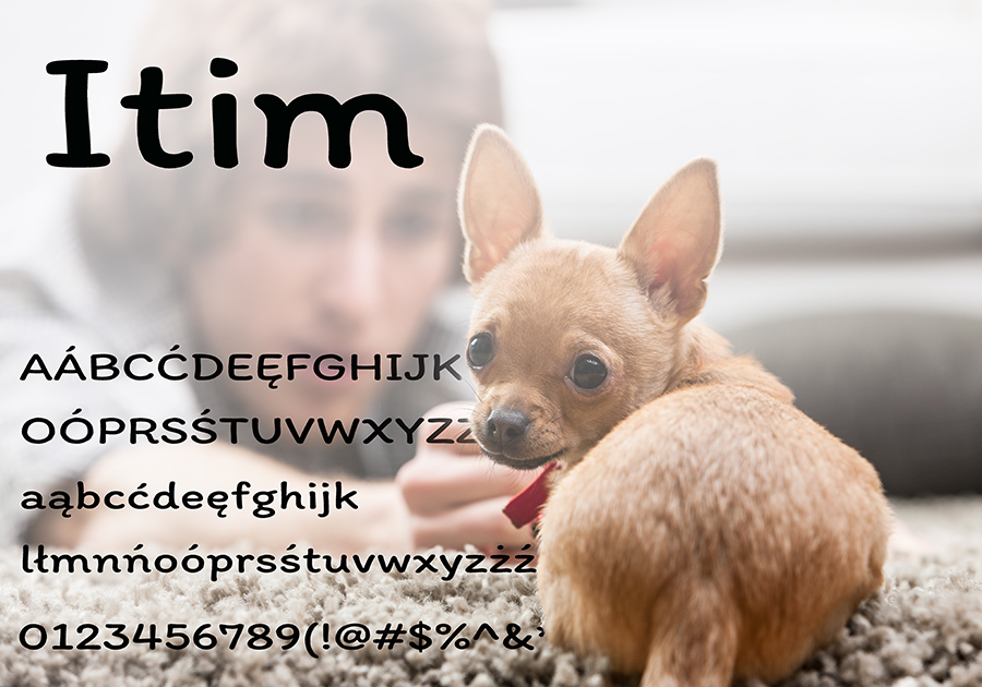 Darmowa czcionka Itim