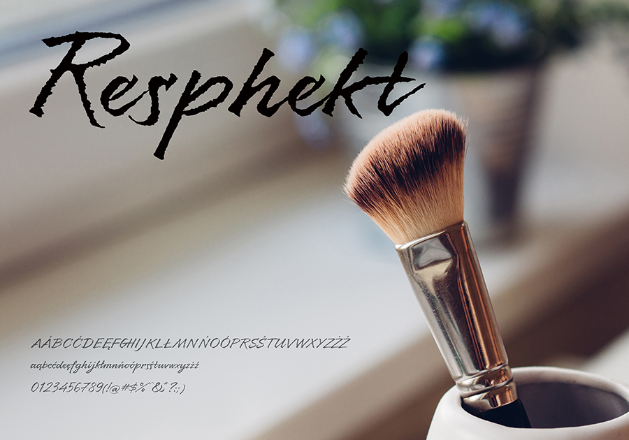 Darmowy font Resphekt-Regular