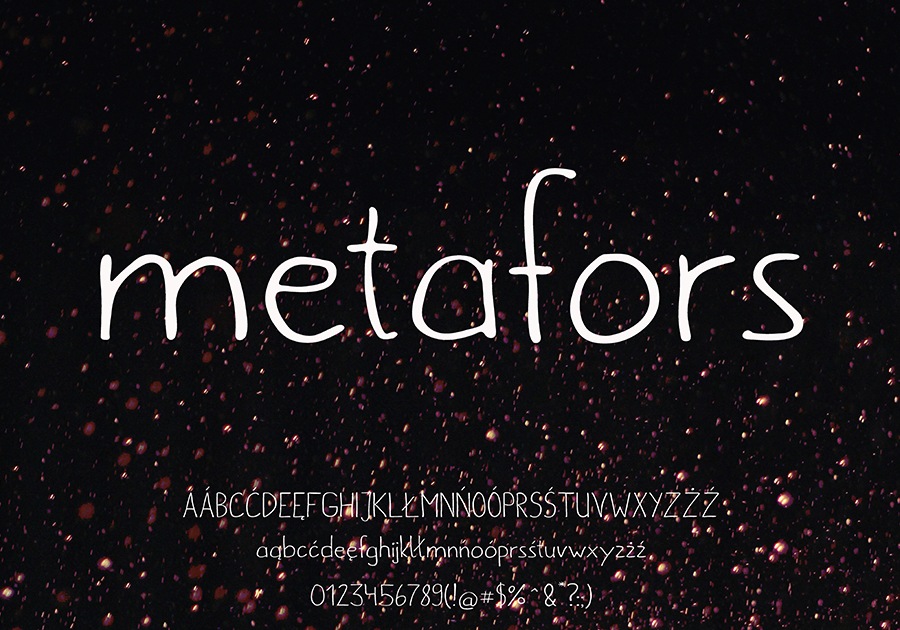 Darmowa czcionka metafors