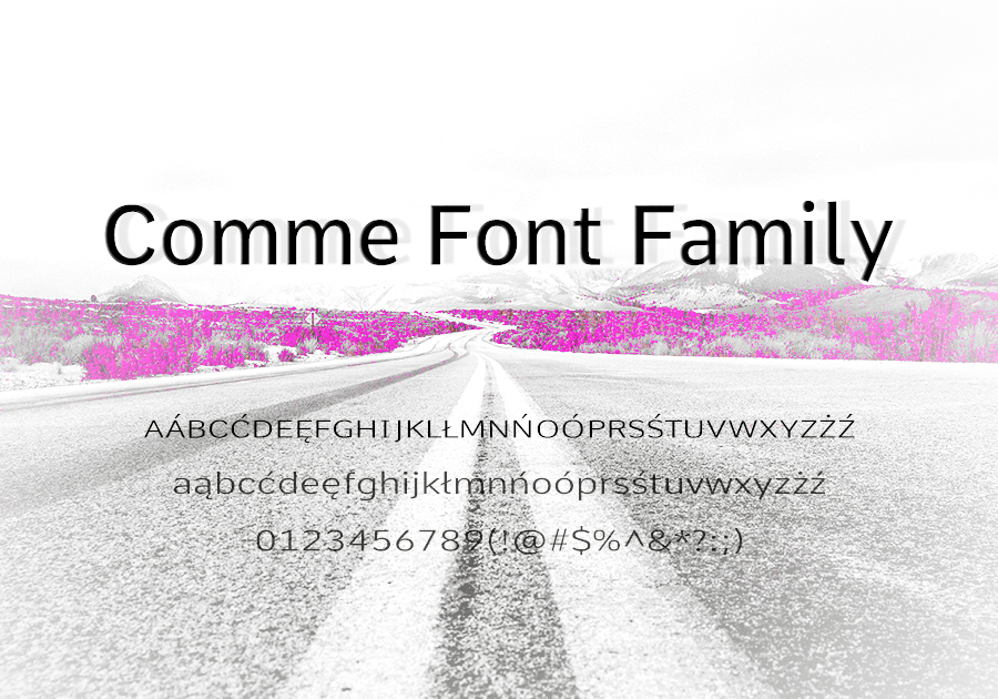 Comme-Font-Family