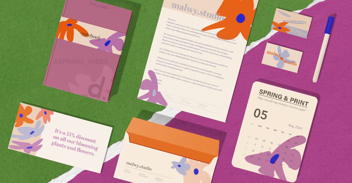 wiosenne projekty w druku