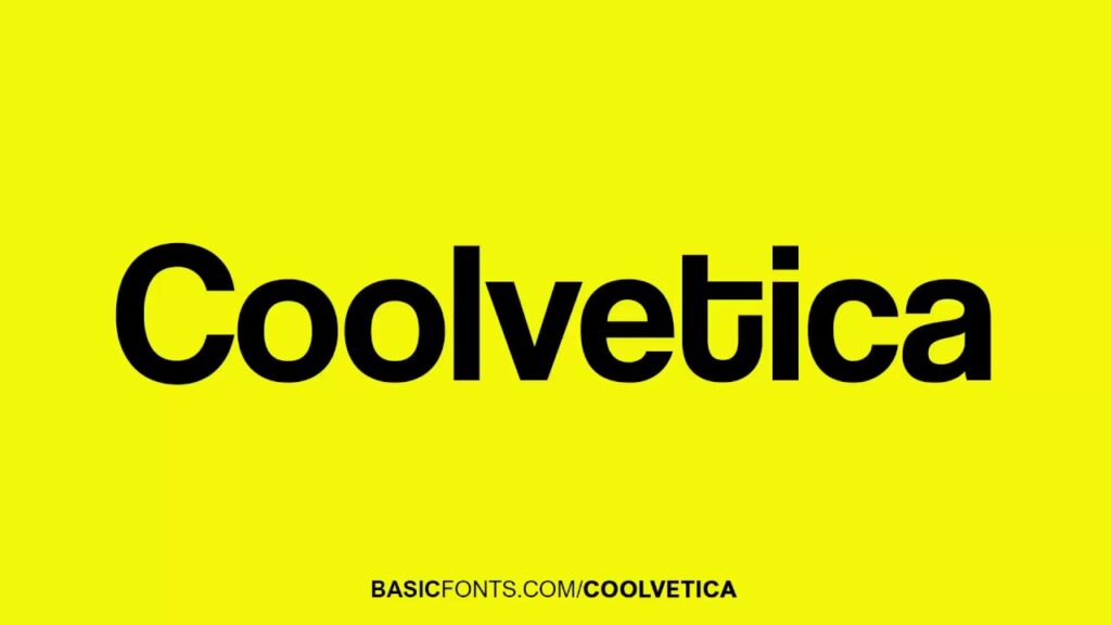 Coolvetica font