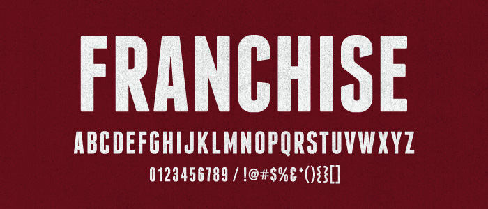 Franchise font