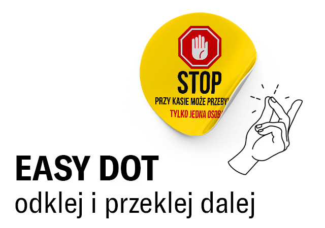 naklejki z folii easy dot