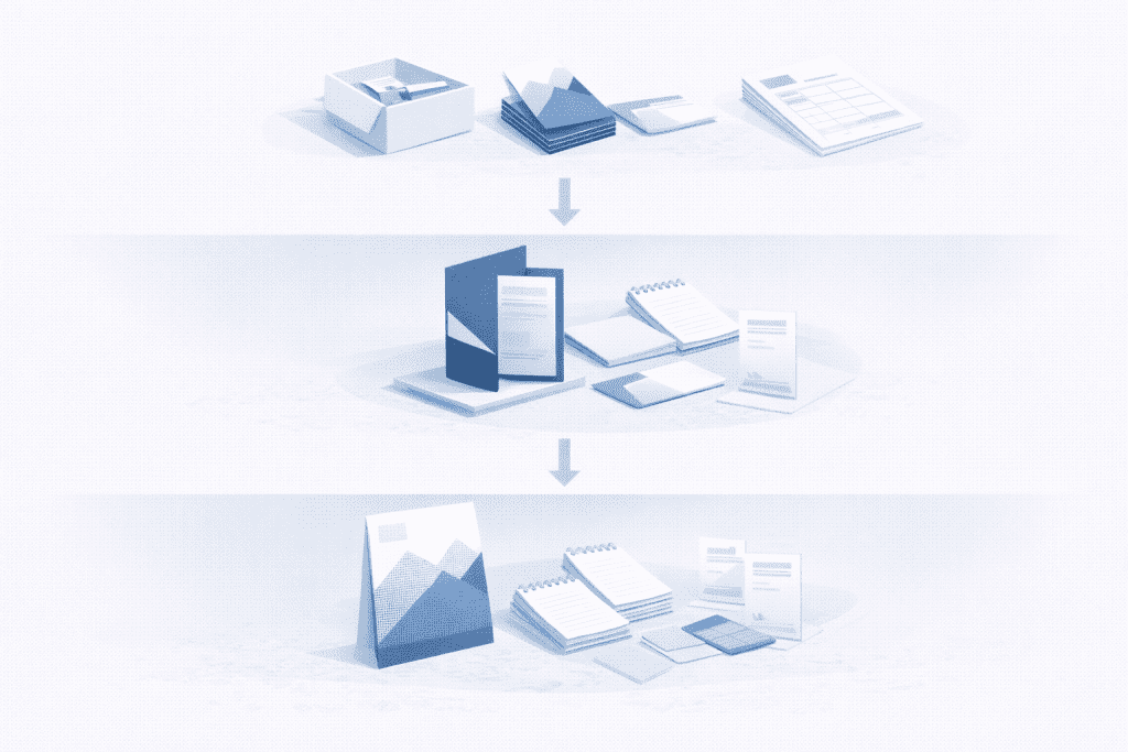 Priorytety zamawiania druków firmowych: które materiały warto wdrożyć najpierw, a które później.