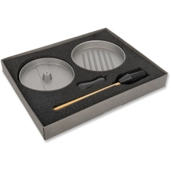 Forma do burgerów z pędzlem