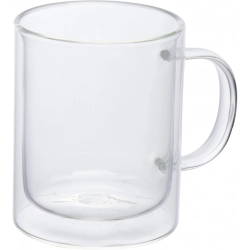 Kubek szklany z podwójnymi ściankami 350 ml