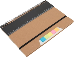 Notatnik A5 w kropki z karteczkami do markowania