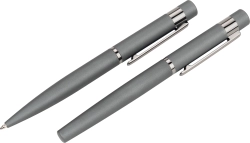 Zestaw piśmienny długopis i pióro kulkowe soft touch MoLu