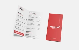 menu składane