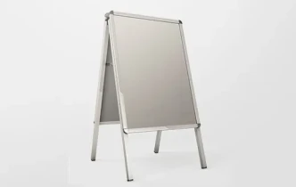 potykacz dwustronny z profili aluminiowych - bez zadruku