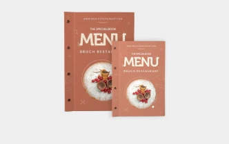 Etui na karty menu