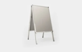 Potykacz dwustronny z profili aluminiowych - bez zadruku