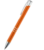 długopis metalowy z chromowanymi elementami