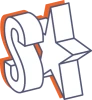 litery i grafiki przestrzenne