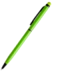 długopis metalowy z touch pen i czarnymi akcentami