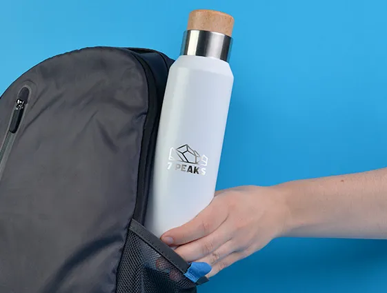 termos stalowy biały 500 ml druk online 1