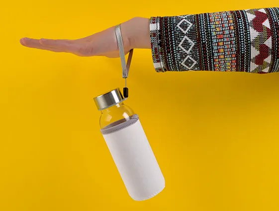 butelka szklana w pokrowcu z neoprenu 300 ml druk online 1