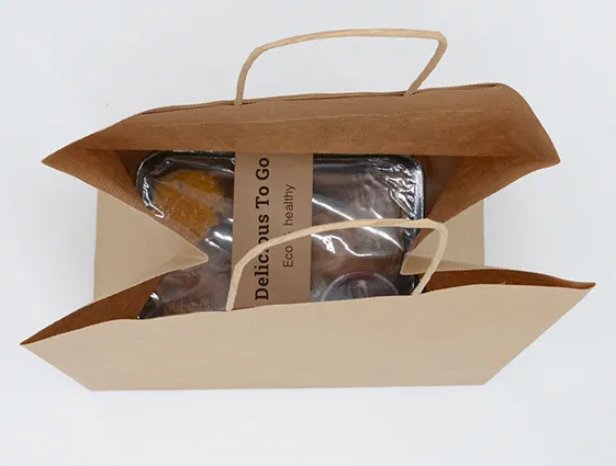 torby cateringowe Kraft z uchwytami druk online 2