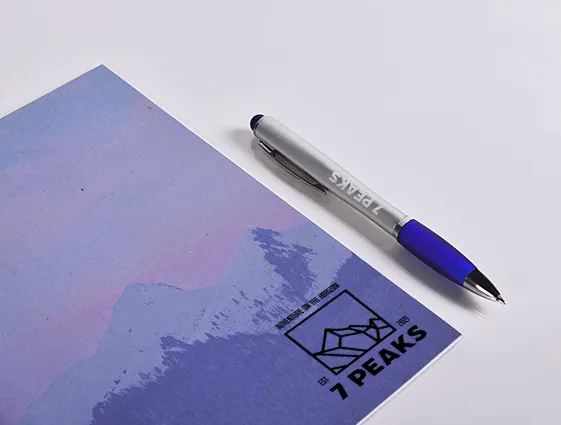 długopis z podświetlanym logo i touch pen druk online 2