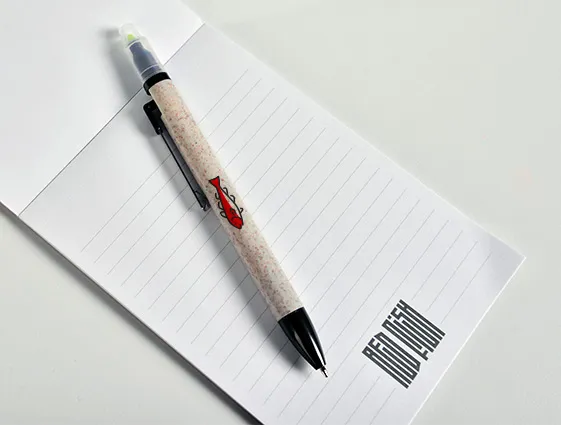 długopis eco friendly z zakreślaczem druk online 2