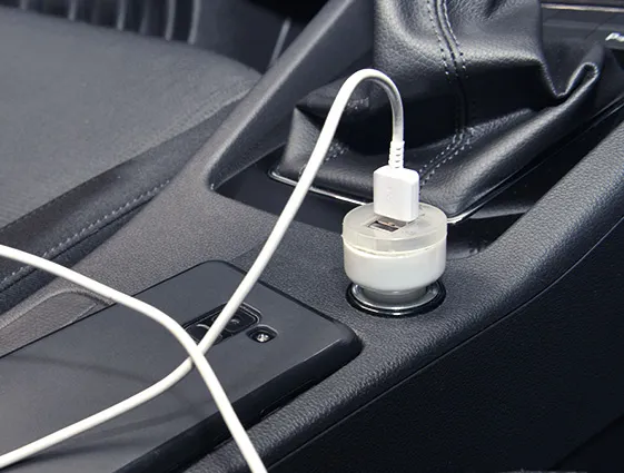 ładowarka samochodowa USB druk online 2
