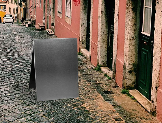 potykacz dwustronny blaszany - bez zadruku druk online 2
