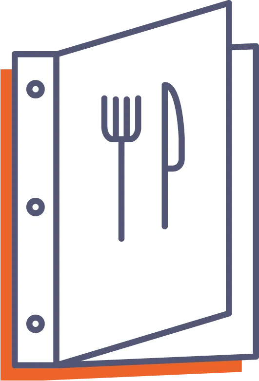 etui na karty menu druk online