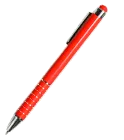 długopis metalowy z touch pen i zdobieniami na korpusie druk online