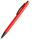 długopis plastikowy z szarymi elementami druk online