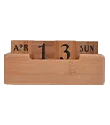 kalendarz wieczny drewniany na biurko druk online