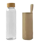 butelka szklana w etui z juty 500 ml druk online