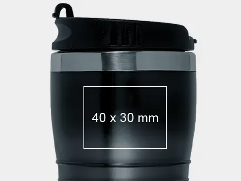 kubek termiczny plastikowo - stalowy 450 ml