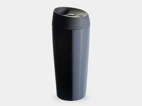 kubek termiczny stalowy z ustnikiem na przycisk 400 ml