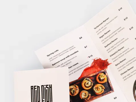 menu składane