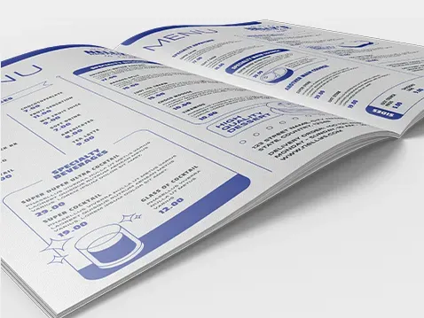 menu szyte