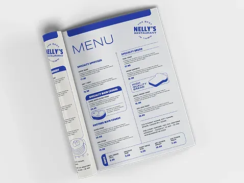 menu szyte