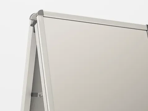 potykacz dwustronny z profili aluminiowych - bez zadruku