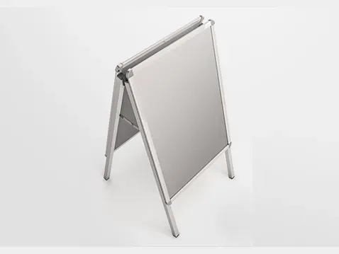 potykacz dwustronny z profili aluminiowych - bez zadruku