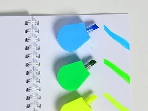 mini zakreślacze biurowe