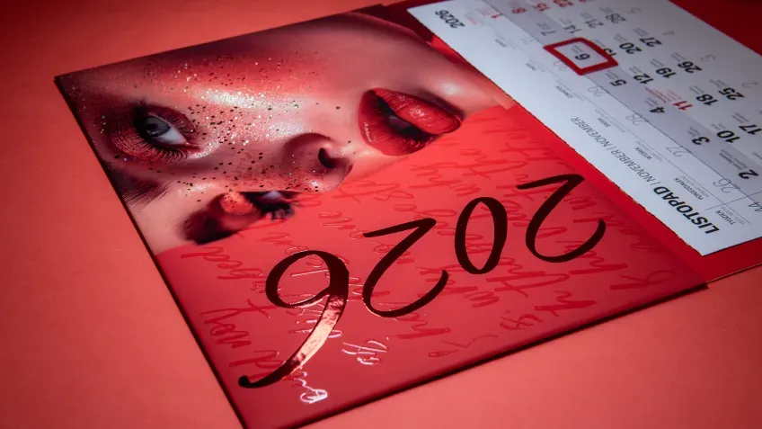 Kalendarz trójdzielny Red Glam – aby każdy dzień był wyjątkowy