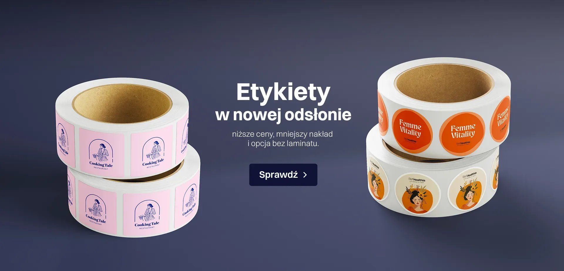 Etykiety w nowej odsłonie niższe ceny, mniejszy nakład i opcja bez laminatu