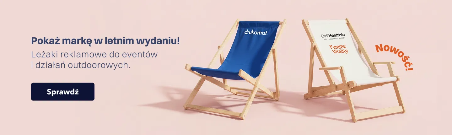 Leżaki reklamowe do eventów  i działań outdoorowych.