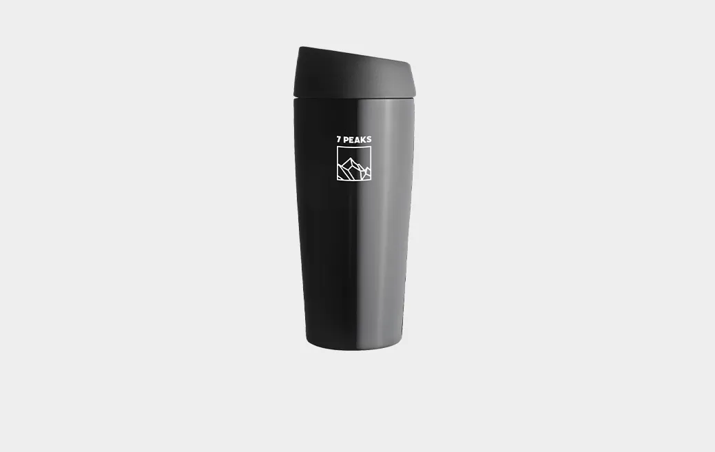 Kubek termiczny stalowy z ustnikiem na przycisk 400 ml