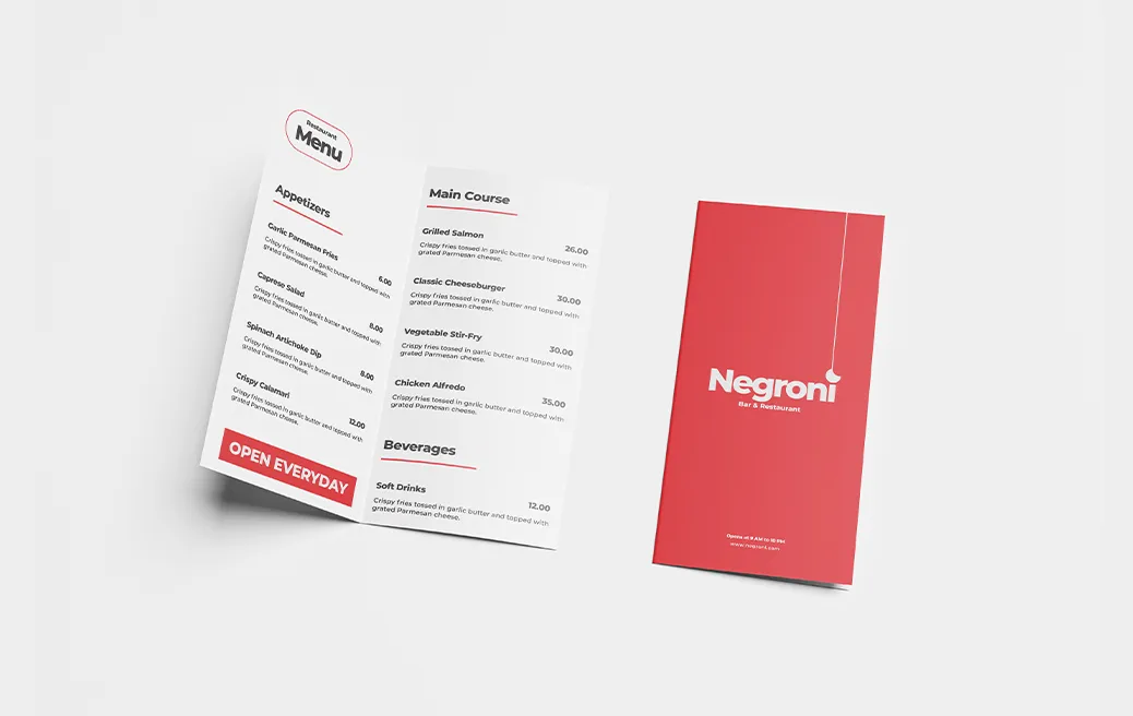 Menu składane